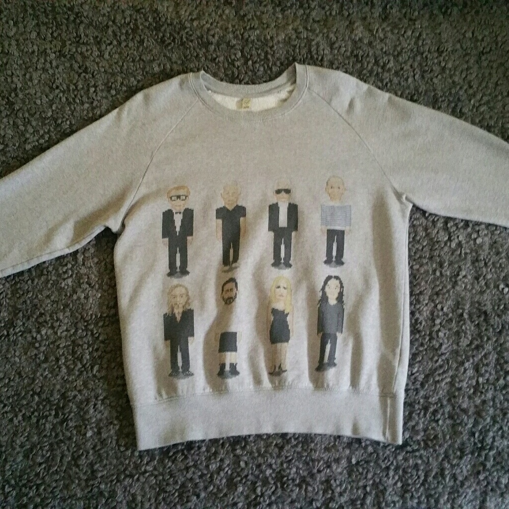 Crew Neck Very Important Pixels Sweater